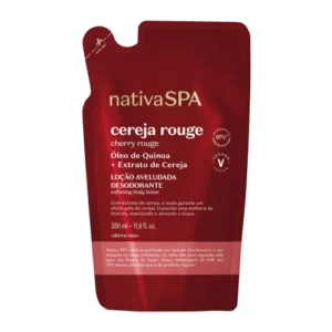 Desodorante Corporal Nativa Spa Cereja Rouge – Refil 350 ml
