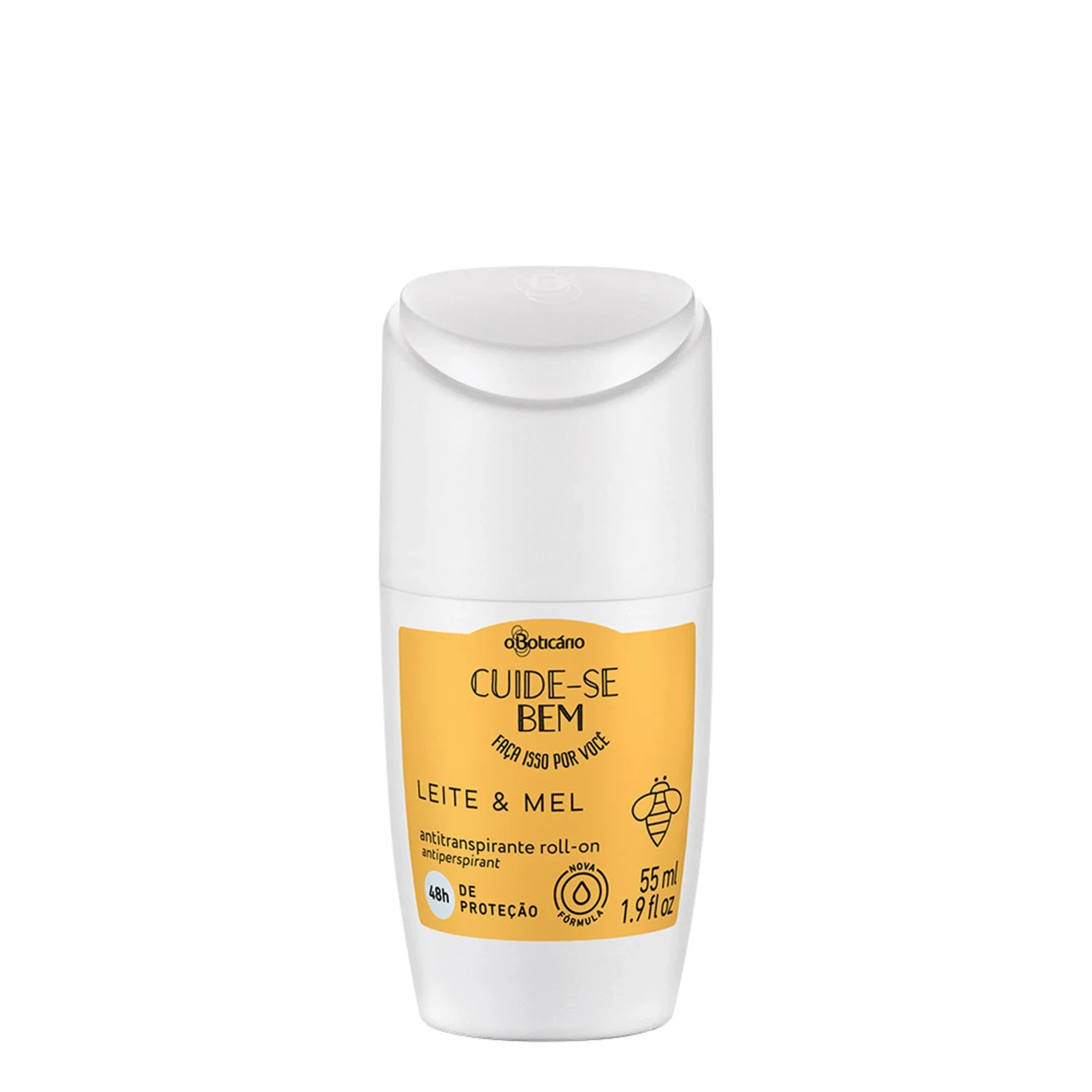 Desodorante Antitranspirante Roll-On Cuide-se Bem Leite e Mel